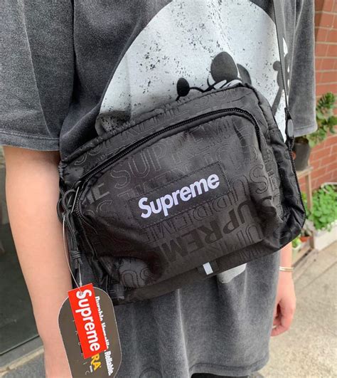 supreme shoulder bag fake vs real|check if your supreme bag is real.